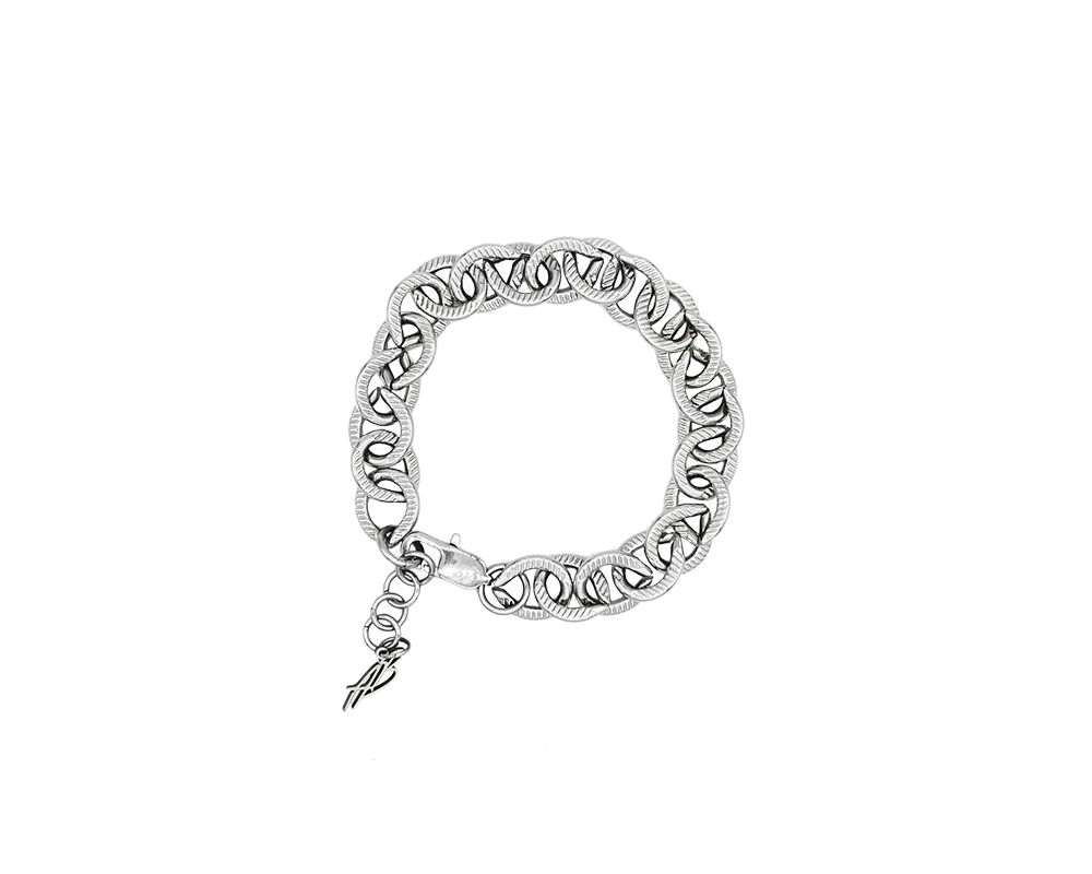 AB Rough Bracelet Silber - ABvintage